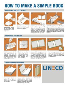 instructions for how to make a simple book