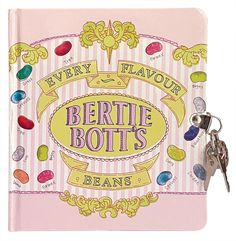 PRICES MAY VARY. Put all your sweet (and not so sweet!) thoughts into this Harry Potter Bertie Botts Every Flavor Beans Lock & Key Diary for Kids! Straight out of Honeydukes Sweet Shop! The 216 page journal notebook features a hard cover with the iconic Bertie Botts Every Flavour Jelly Beans design from the Harry Potter movies! Includes a lock and 2 keys to keep your secrets safe - no 'Alohamora' necessary! Makes a magical gift for boys and girls who love the Harry Potter books and movies! Perfe Harry Potter Bertie Botts, Bertie Botts Beans, Harry Potter Memorabilia, Edging Crochet, Harry Potter Lego Sets, Every Flavor Beans, Harry Potter Set, Planner Bookmark, Harry Potter Merchandise