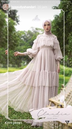 French Style Outfits, Modest Fashion Muslim, Model Gamis, Women Dresses Classy