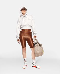 Discover Stella's Chalk Pearl TrueCasuals Sportswear Cropped Hoodie today. Free standard shipping is available on all orders. Shop online now. Stella Mccartney Logo, Baby Boy Dress, Boy Outerwear, Short Denim Skirt, Adidas By Stella Mccartney, Adidas Running, Knitwear Dress, Denim Jacket Men, Stella Mccartney Adidas