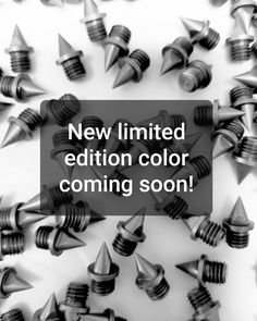 many screws are arranged in the shape of a star and text reads new limited editor color coming soon