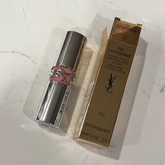 New In Box! Shade 210 Passion Red Benefits Hydrating Lip Oil, Smooth Glide, Without Parabens, Without Phthalates What It Is Color Of A Lipstick, Slip Of An Oil. The Iconic Lipstick To Oil Hybrid Made With 6 Nourishing Oils For A Smooth Glide. Hydrate Lips In A Creamy Shine, Buildable Formula For Up To 24 Hour Hydration. What It Does The Iconic Oil Lipstick Now Enhanced With Six Nourishing Oils And A Sleek Silver Look. Ysl Loveshine Lip Oil Stick Adds Up To 24 Hour Hydration And Protection. The F Ysl Lip Stain, Ysl Loveshine Lipstick, Yves Saint Laurent Lipstick, Ysl Beauty Lipstick, Ysl Lipstick & Lip Gloss, Ysl Lip, Yves Saint Laurent Makeup, Oil Lipstick, Ysl Lipstick