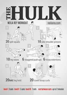 a poster with instructions on how to use the hul - krav workout