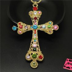 Condition: 100% Brand New Quantity: 1 Pc Chain Length: 27.5 Inches Pendant: 9.9*6.7cm length:64cm（1inch = 2.54cm） 1 Inch=2.54 cm Hot Fashion Women Colorf Bling Jesus Prayer Cross Crystal Pendant Lady Necklace Condition: 100% Brand New Quantity: 1 Pc Chain Length: 27.5 Inches Pendant: 9.9*6.7cm length:64cm（1inch = 2.54cm） 1 Inch=2.54 cm PaymentShipping timeTerms of salesAbout usContact us Payment We only accept PayPal. It is the only online payment method we accept. Please make sure you have a valid/confirmed PayPal account prior bidding. All PayPal Payments must be Confirmed (Shipping and billing addresses must match). Payment must be made within 3 days from the date of purchase. Orders will be processed instantly and dispatched in same day normally, so we do NOT accept any Message note af Lady Necklace, Chic Closet, Jesus Prayer, Fashion Jewelry Necklaces, Crystal Pendant, Online Payment, Chain Lengths, Chain Length, Fashion Watches