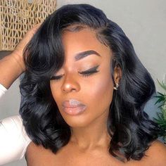 https://cdn.shopify.com/videos/c/o/v/ac4483c5723b418c8419e3567f5e3097.mp4 Sew In Bob Hairstyles, Weave Ideas, Bob Weave, Short Wavy Bob, Brazilian Loose Wave, Wavy Wigs, Bob Lace Front Wigs, Short Straight Hair, Straight Lace Front Wigs