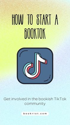 the book cover for how to start a booktok, with text overlaying it