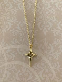 Star Jewelry Gold, Afro Jewelry, North Star Pendant, Gold Star Necklace, Diamond Star Necklace, North Star Necklace, Pretty Jewelry Necklaces, Star Necklace Gold, Necklace Star