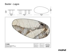 the diagram shows an oval shaped stone with different shapes and sizes, including one large piece of