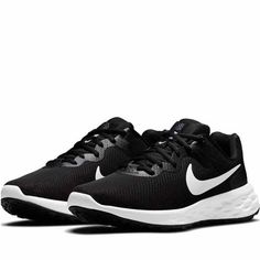 Nike Revolution 6 Nn Women’s Walking Running Shoes Size: 12 Condition: Brand New (Used Once For Fitting) Black Nikes Women, Nike Shoes Athletic, Black Running Shoes Aesthetic, Nike Womens Running Shoes, Nike Black Shoes Women, Nike Shoes Women Black, Black Gym Shoes, Black Nike Shoes Women, Nike Running Shoes For Women