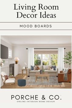 living room decor ideas mood boards