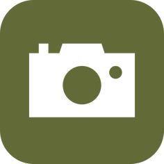 the camera icon is shown in green and has a white circle on top of it