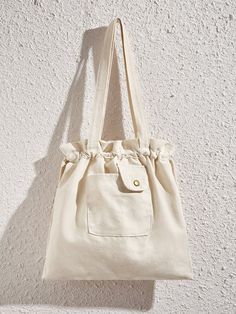 Canvas Shopper Bag, Tas Bahu