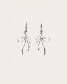 The Miffy Earrings in Pink Silver
| En Route Jewelry | En Route Jewelry Balletcore Aesthetic, Small Earrings Gold, En Route Jewelry, Contemporary Ballet, Earrings Aesthetic, Stylish Earring, + Core + Aesthetic, Bow Earrings, Pink Gemstones