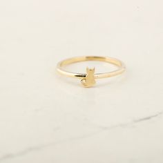 14K Solid Gold Cat Ring - Gold Kitten Ring - Gold Kitty Ring - Cute Pet Ring - Animal Lover Gift - Cat Memorial Ring - Christmas Gift ★★ Description ★★ Celebrate your feline fancy with our 14K Gold Cat Ring, available in Gold, Rose Gold, and White Gold. The charming cat design measures 5.80 mm by 4.30 mm, capturing the grace and charm of your favorite pet. Whether you're a cat lover or simply adore playful, elegant jewelry, this ring is the perfect addition to your collection. ★★ Ring Details ★★ Gold Cat Ring, Cat Rings, Dog Ring, Memorial Ring, Cat Ring, Cat Memorial, Cute Pet, Animal Jewelry, Ring Gold