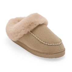 Features: Memory FoamBase Material: 100% PolyesterUpper/Outer Base Material: 100% PolyesterShoe Lining Material: PolyesterSole Material Content: 100% PolyesterCare: Spot CleanCountry of Origin: Imported Slippers, Slippers Brown, Moccasin Slippers, Cuddl Duds, Moccasins Slippers, Moccasins, Memory Foam, Women Shoes, The Originals