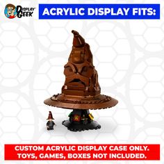 the lego wizard's hat is made out of chocolate