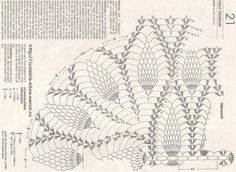 an image of a crocheted doily pattern