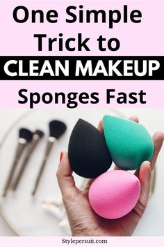 Learning how to clean makeup sponges is a fundamental skill for any makeup enthusiast, ensuring that your beauty routine remains effective and safe. This promotes not only a hygienic makeup application but also prolonging the lifespan of these valuable tools. Check out this step-by-step process and essential tips for achieving a clean and bacteria-free makeup sponge that will enhance both your makeup routine and skincare. #makeup #skincare #beauty #cleaning #healthy Makeup Brushes And Sponges, Diy Beauty Blender, Best Beauty Blender, Clean Beauty Blender, Beauty Blender Cleaner, Hydrogen Peroxide Uses, Clean Baking, Homemade Makeup, Beauty Blenders