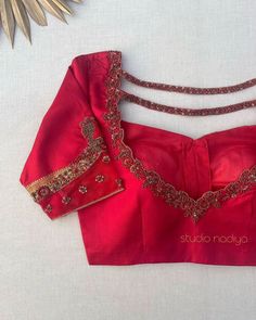 Basic Blouse Designs, Worked Blouse, Cutwork Blouse