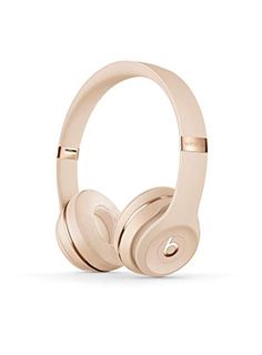 the beats on ear headphones in gold