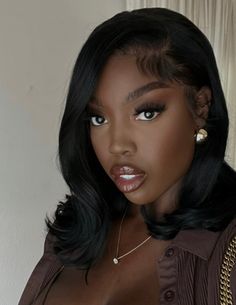 Strap included for secure fit - wig arrives in its natural color and is available in various textures. Bob Hairstyle Natural Hair, Hollywood Curls Wig, Short Curled Wig, 18inch Wig, Fun Braids, Teenage Makeup, Black Bob Wig, Head And Shoulders Shampoo, Hollywood Curls