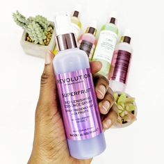 @revolutionskincare has launched Essence Sprays.  There are 5 in all, and they all do different things.  My favourite is the Superfruit… Revolution Skincare, Blueberry Extract, My Favourite, Shampoo Bottle, Product Launch, Spray, Essence