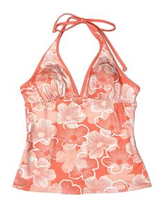 Reversible Performance Swim Tankini in Hibiscus Print - Made in Hawaii – Loco Boutique Tankini Pattern Sewing Free, Tankinis 2000s, Hibiscus Shirt Y2k, Cute Outfits For Hawaii, Bright Summer Clothes, Cute Halter Tops, Hibiscus Clothes, Early 2000s Summer Fashion, Hawaiian Aesthetic Outfit