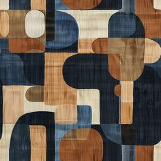 Nathan Alan Wallpaper - Painted Paper Alan Wallpaper, Living Room Design Blue, Interior Wall Paper, Brown And Blue Living Room, Nyc Places, Nyc Decor, Steak Restaurant, Brown Office, Warm Browns