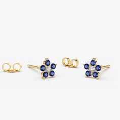 We are passionate about the quality of our jewelry. Our craftsmanship is meticulous and follows the century old traditions of jewelry making.



Item Details

Made to Order
Gold Kt: 14K Solid Gold
Available Gold Color: Rose Gold, Yellow Gold, White Gold
Length & Width: 5.75 x 5.75 MM
Blue Sapphire: 10 pcs 1.75 MM
Round Diamond: 2 pcs 2.0 MM
Total Sapphire CTW: 0.24 Ctw
Total Diamond CTW: 0.08 Ctw
Diamond Color-Clarity: G Color SI Clarity Blue Diamond Accent 14k Gold Earrings, Classic Sapphire Earrings In 14k Gold, Fine Jewelry Sapphire Flower, 14k Gold Sapphire Gemstone Earrings, Sapphire Flower-shaped Fine Jewelry, Flower Stud Earrings, Flower Stud, Diamond Flower, Flower Studs