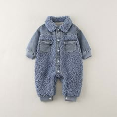 Milano Outfit, Baby Fits, Ootd Ideas, Newborn Outfits, Future Baby, Baby Romper, Denim Blue, Baby Boy Outfits