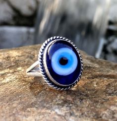 Evil Eye Silver Plated Ring, Dainty Ring, Minimalist Design, Stackable Ring, Crystal Ring, Handmade Ring, Boho Rings, Women Hippie Rings Metal:- Silver Plating & Brass Gemstone:- Blue Evil Eye Rings Size:--- US-6 US-7 US-8 US-9 US-10 All Size Available Eye Rings, Hippie Rings, Rings Metal, Rings Women, Ring Crystal, Zierlicher Ring, Evil Eye Ring, Blue Evil Eye, Ring Minimalist