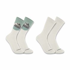 Jobs that keep you moving all day are hard on your feet and socks. These women's midweight crew socks stand up to active days. The Wool blend naturally regulates temperature while wicking sweat and resisting odor. Cushioning at the heel, toe, and arch supports long days on your feet, and abrasion-resistant yarns at the heel and toe extend durability. FeaturesFabric: 56% Acrylic, 24% Merino Wool, 18% Nylon, 2% Lycra ElastaneTemperature-regulating Wool blendHeel, arch and toe cushioningArch suppor Carhartt Womens, Crew Sock, Dog Collars & Leashes, Work Gloves, Big Sky, Socks And Hosiery, Shirt Accessories, Collar And Leash, Crew Socks