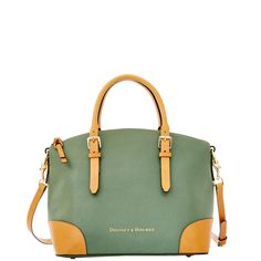 Green Purse, Leather Satchel Handbags, Dooney And Bourke, Dooney Bourke Handbags, Dooney & Bourke Bags, Satchel Purse, Dooney & Bourke, Coach Leather, Satchel Handbags