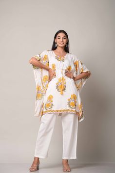 Unmissable deal! Printed Floral Short Kaftan Tunic, beach coverup, festival maxi dress, caftan, Mini Dress, holiday dress, plus size dress, gift for her, now at an incredible price of ₹4549.00! Grab it now! #LongShortCaftan #ResortWearDress #NightDress #IndoWesternKaftan #LookKaftanYellow #PatchworkKaftan #WomensNightwear #SummerKaftan #KaftanShorts #WesternKaftan Short Kaftan Dress, Kaftan Tunic, Kaftan Tops, Short Kaftan, Resort Wear Dresses, Kaftan Designs, Holiday Dress, Dress Gift, Floral Short