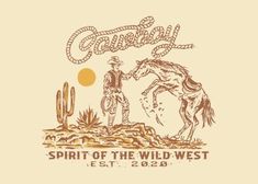 the spirit of the wild west logo