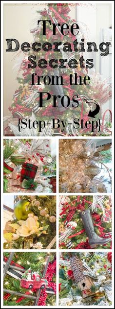 christmas tree decorating secrets from the pro's step by step