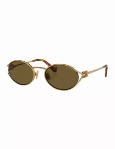 Miu Miu MU 52YS Sunglasses In Gold | MYER Miu Miu Sunglasses Outfit, Mui Mui Sunglasses, Miumiu Sunnies, Casual Miu Miu Tinted Sunglasses, Miumiu Sunglasses, Sunglasses Miumiu, Elegant Luxury Miu Miu Sunglasses, Miu Miu Gold Sunglasses With Tinted Lenses, Luxury Designer Miu Miu Sunglasses