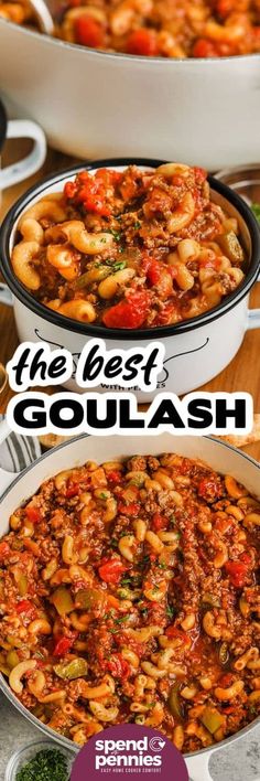 the best goulash recipe is made with beans and vegetables