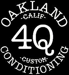 the logo for oakland's 40 year old clothing company, called oakland golf