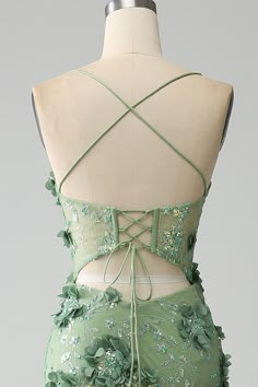 Earthy Green Prom Dress, Corset Prom Dress Mermaid, Halter Top Homecoming Dress, Prom Dresses Shopping, Flower Corset Prom Dress, Garden Theme Prom Dress, One Of A Kind Prom Dresses, Safe Green Prom Dresses, Dusty Sage Dress