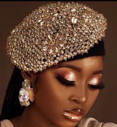 This beautiful beret , embellished, pearl beret is suitable for all occasions  Available in all colors  Please be aware that while We do our best to photograph the colors true-to-life, all monitors display colors differently, please allow some variation between what you see on your screen and what you see in real life Aso oke is hand woven made in Nigeria. Typically sewn together to make a local clothing  Festivals, Christine, Coronations, Thanksgiving, weddings are not complete without Aso oke. Elegant Flat Cap For Party, Elegant Cap Hat As Gift, Elegant Gift Cap Hat, Elegant Round Crown Headpiece For Gifts, Elegant Round Crown Headpiece As Gift, Embellished Headpieces For Evening, Elegant Evening Cap Hat, Elegant Party Fascinator Cap, Elegant Adjustable Cap Headpiece