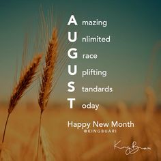 an image of a field with the words happy new month