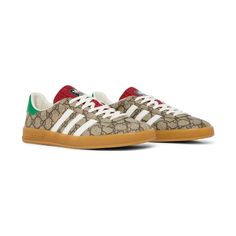 Gucci Adidas Gg Supreme Limited Edition Gazelle Sneakers In Size 40.5. These Shoes Are New In Box With Dustbags. Made In Italy. Knee High Sneakers, Adidas Gucci, Gucci Adidas, Black Tennis Shoes, Cloud Shoes, Sneaker Boutique, Shoes Gucci, Shoes Sale, Outdoor Sandals