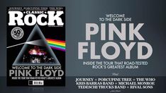 the pink floyd concert poster is displayed