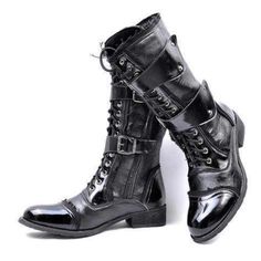 Sku Code:12202465178 
Material:Faux leather 
Color:BLACK 
Style:Steampunk 
Size:7-10 Mens Laceless Boots, Pirate Boots Men, Black Gothic Shoes Men, O Ring Boots Men, Mens Steampunk Shoes, Victorian Goth Men Boots, Men's Steampunk Boots, Gothic Boots Mens, Boots With Chains Men