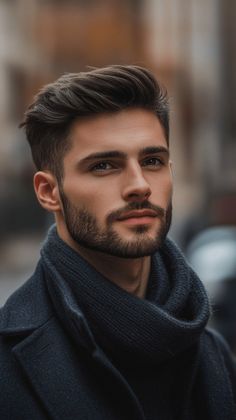 Redefine your style with a classic pompadour, tailored for winter 2025. This hairstyle elevates the traditional look with a plush, swept-back top that seamlessly transitions into clean, faded sides. It’s an ideal match for straight or wavy hair, offering a timeless charm that’s both elegant and audacious.