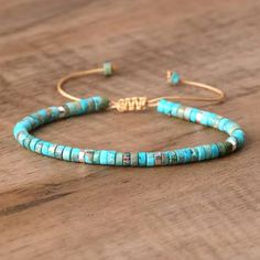 New Beaded Nice Packaging Fast Shipping Sea Glass Crafts Jewellery, Beaded Bracelet For Men, Nice Packaging, Sea Glass Crafts, Turquoise Boho, Gold Work, Mens Beaded Bracelets, Bracelet For Men, Mens Accessories Jewelry