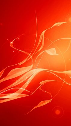 an orange and red abstract background with swirls