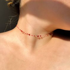 ➡️ [ITEM DESCRIPTION] Handmade blood necklace featuring a stainless steel lobster clasp. ➡️ [Necklace Styles] --- Single Strand Blood Choker Necklace    --- 10" length + 2" adjustable length chain extension, max length 12"    --- 12" length + 2" adjustable length chain extension, max length 14"    --- 14" length + 2" adjustable length chain extension, max length 16"  ---Custom Orders Accepted --- Please message me for assistance. ➡️ [SHOP WITH CONFIDENCE] 😊Price includes a caring seller that wi Dragon Blood Necklace, Blood Necklace, Vampire Necklace, Halloween Unique, Necklace Styles, Blood Drop, Bold Jewelry, Clasp Necklace, Summer Necklace