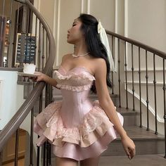 dress to impress divine being 2024 Spring Women's Clothing Dress Elegant Princess Socialite Style Tube Top Sleeveless Party Dress Style Tube Top, Pink Princess Dress, Socialite Style, Sleeveless Party Dress, Evening Party Gowns, Sleeveless Bodycon Dress, Special Dresses, Pink Princess, Dress Elegant